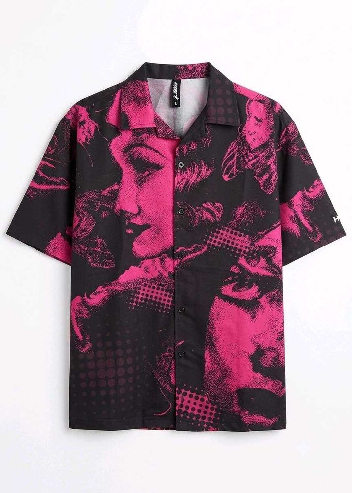 Printed party resort shirt UNRL