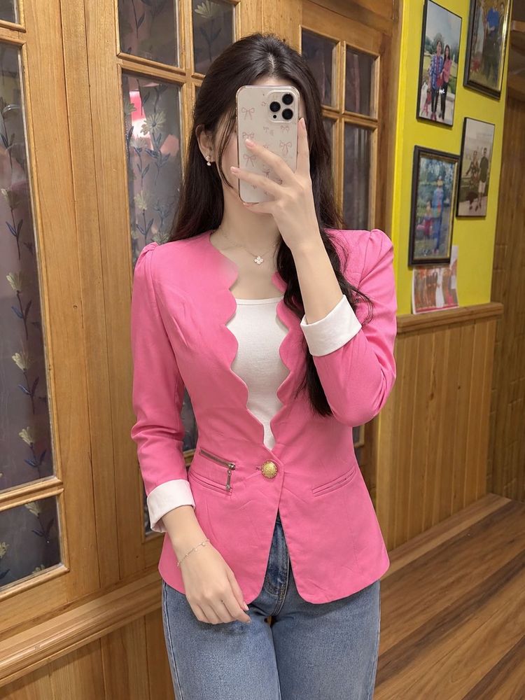 Chic Pink Blazer