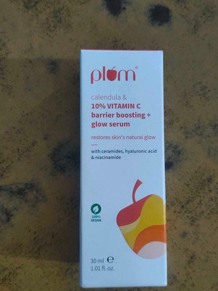 plum calendula &amp; 10% vitamin c barrier boosting gl