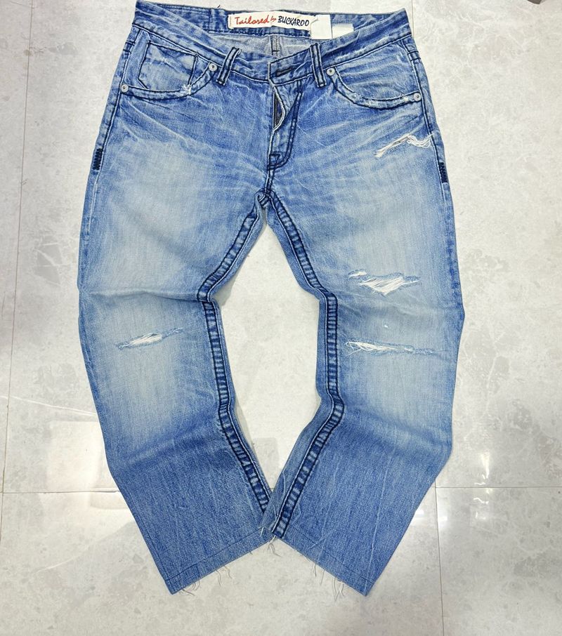 Buckaroo Distressed Blue Denim Jeans