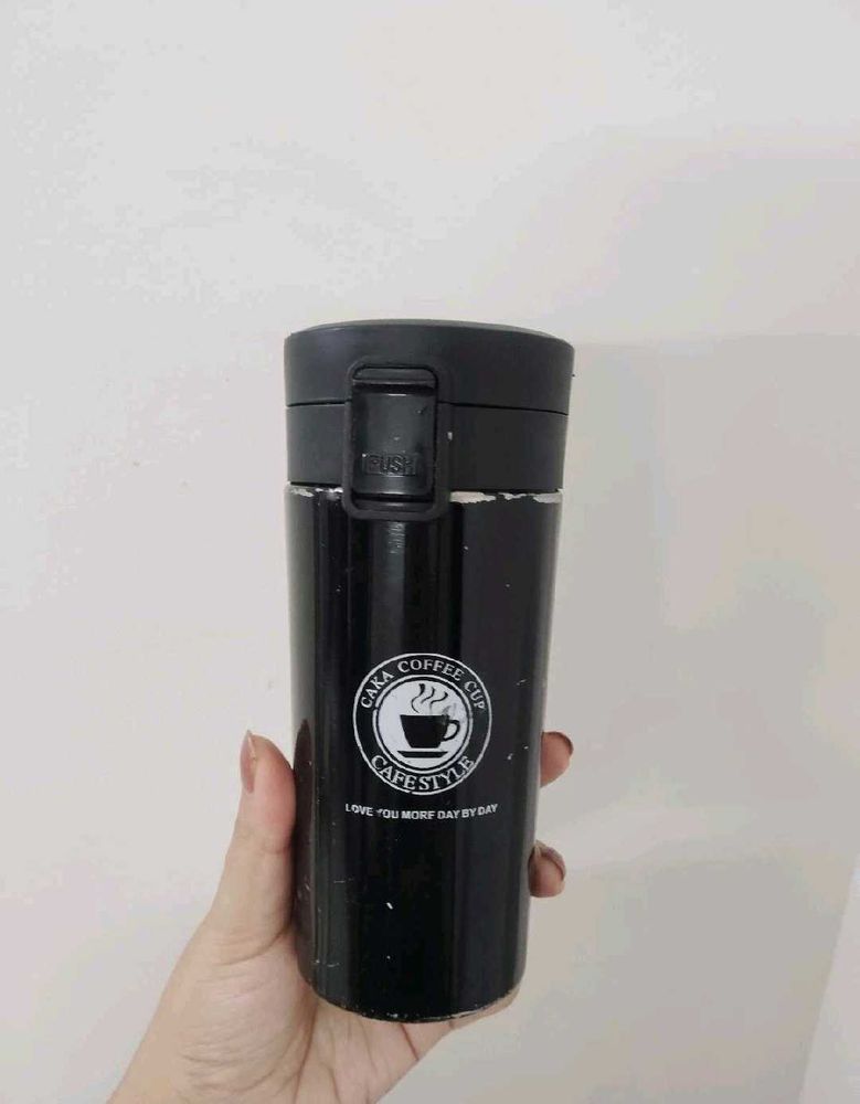 Stylish Black Travel Coffee Mug