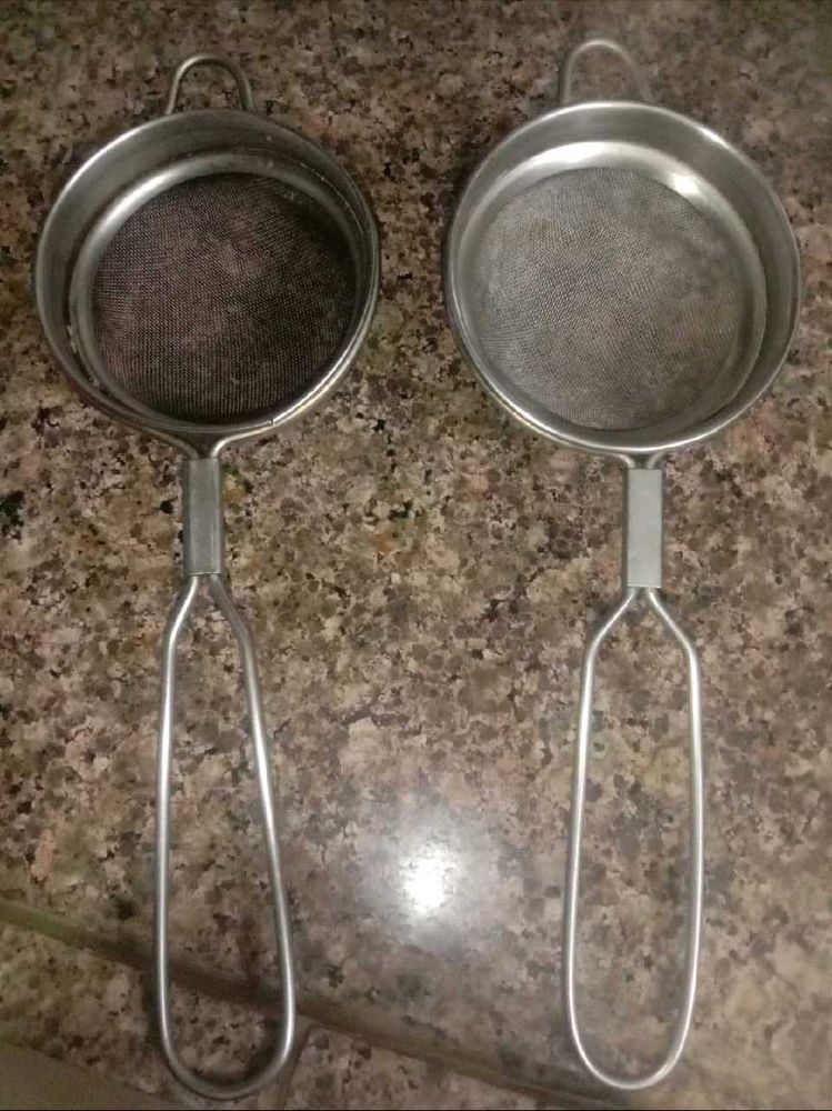 Stainless Steel Strainers (Set of 2)