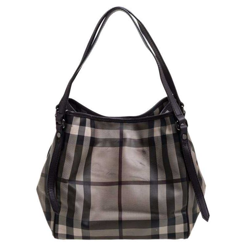 Burberry Haymarket Check Hobo Bag