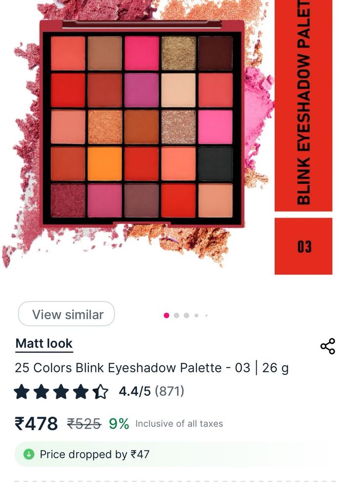 25 Colors Eyeshadow Palette