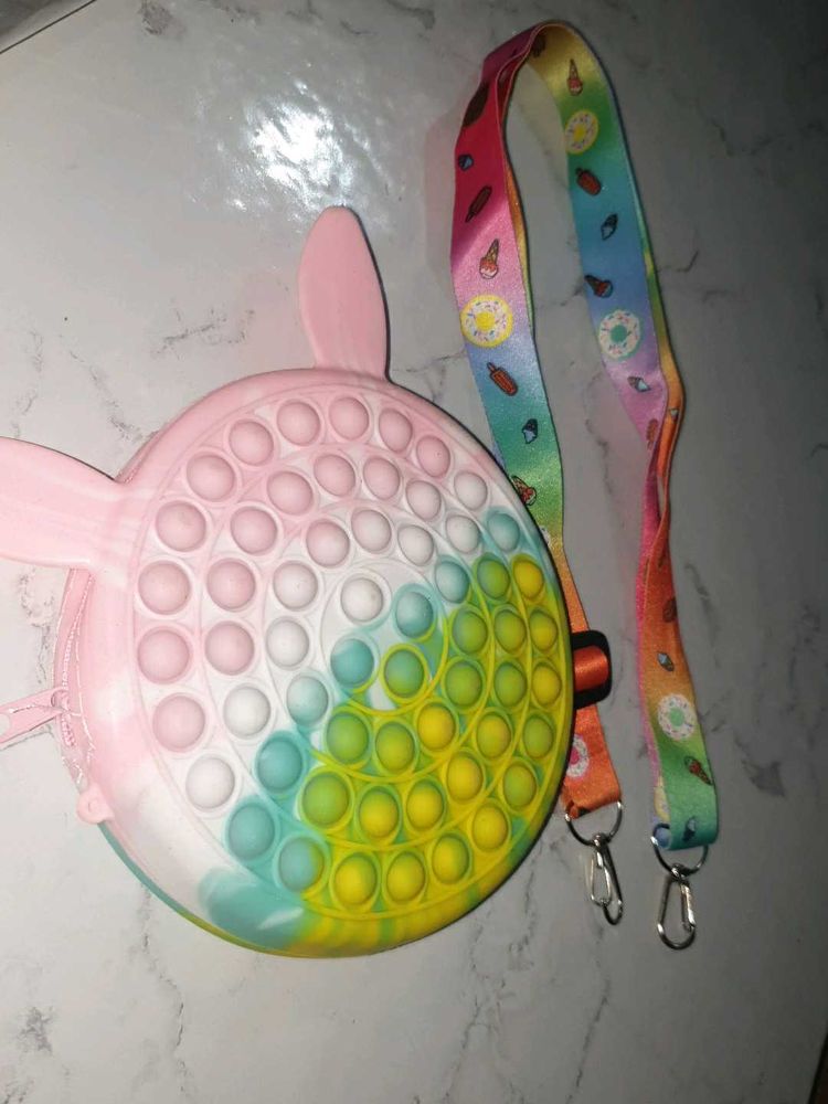 Cute Bunny Pop-It Bag