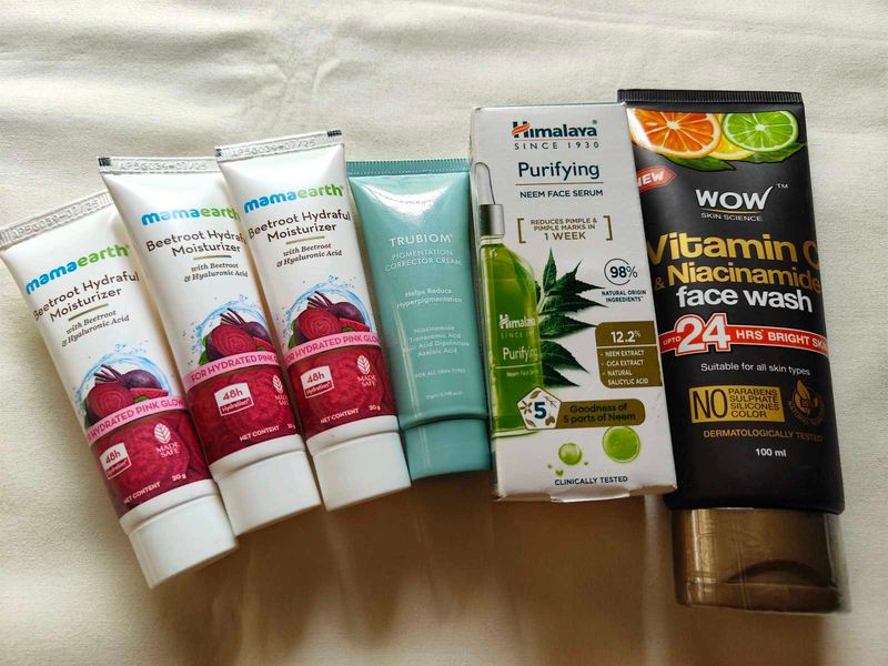 Skincare Bundle: Moisturizer, Serum &amp; Face Wash