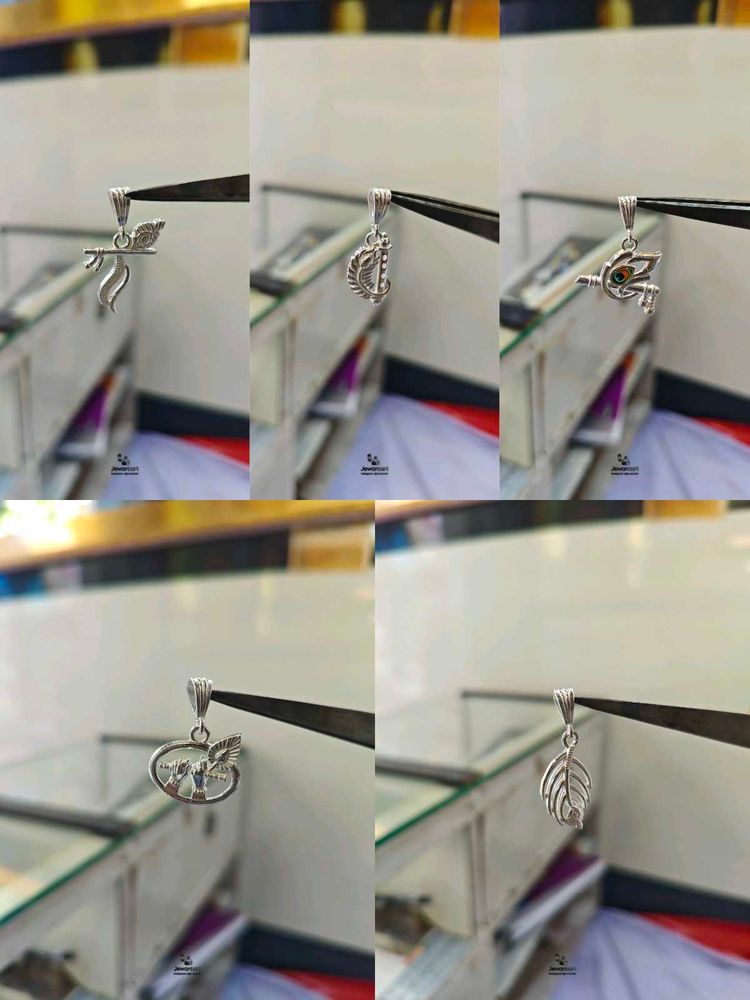 Pure Silver Lord Krishna Pendant