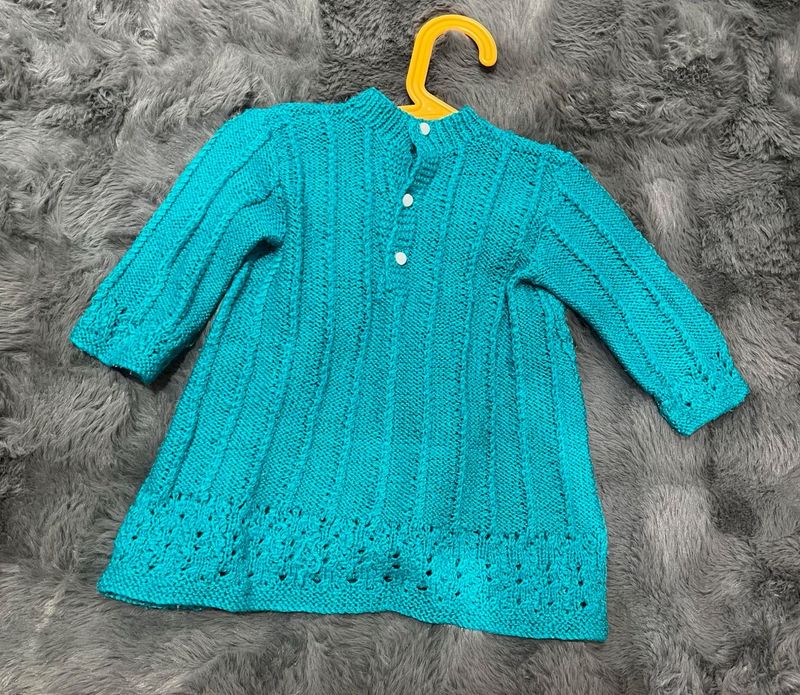 Hand Knit Baby Dress