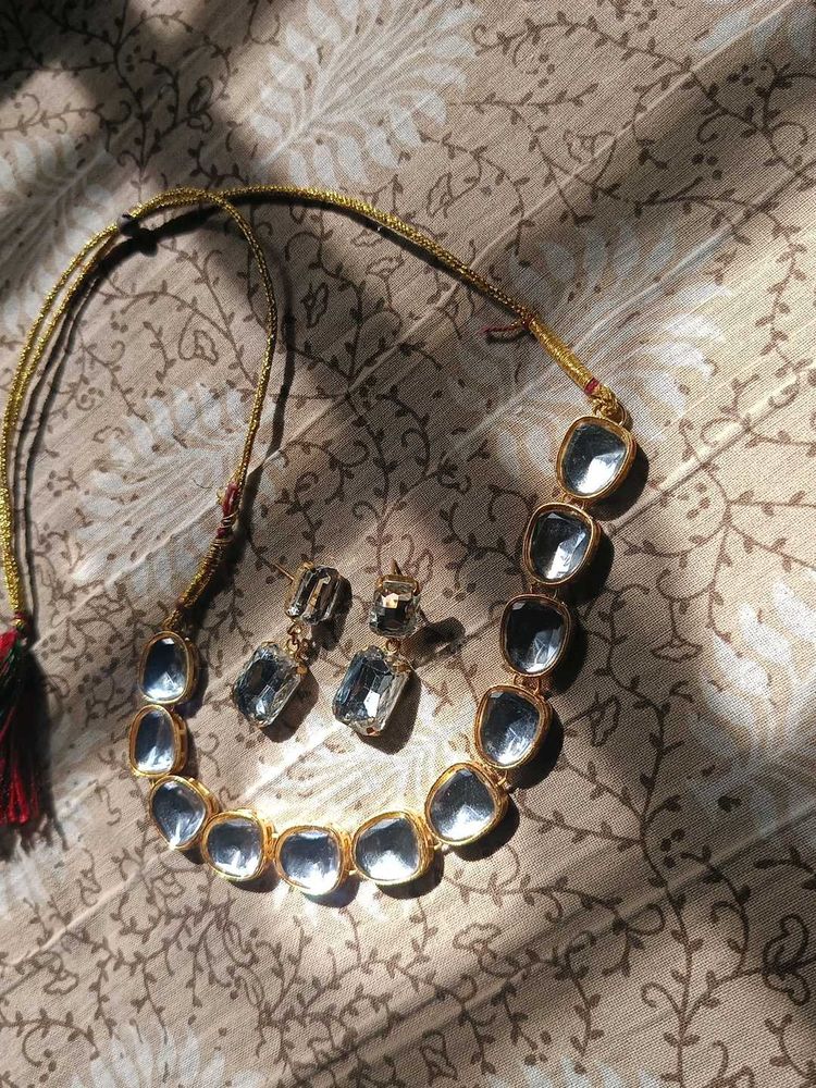 Beautiful Artificial Jewellery Set | Necklace &amp; Ea