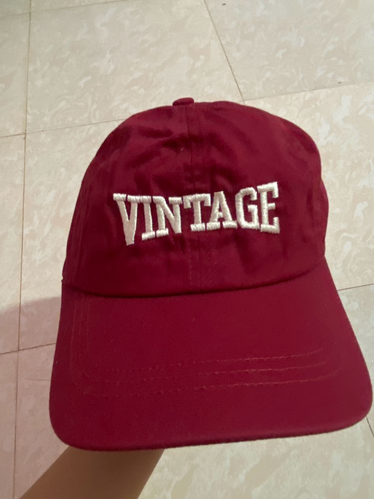 Maroon Cap