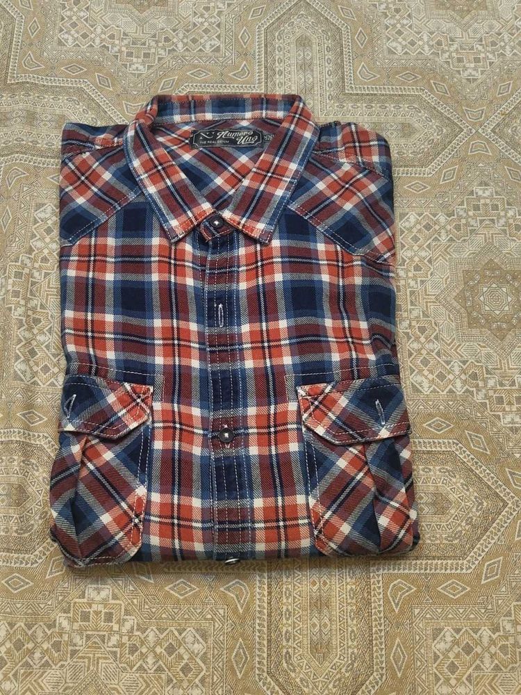 Numero Uno Plaid Western Shirt