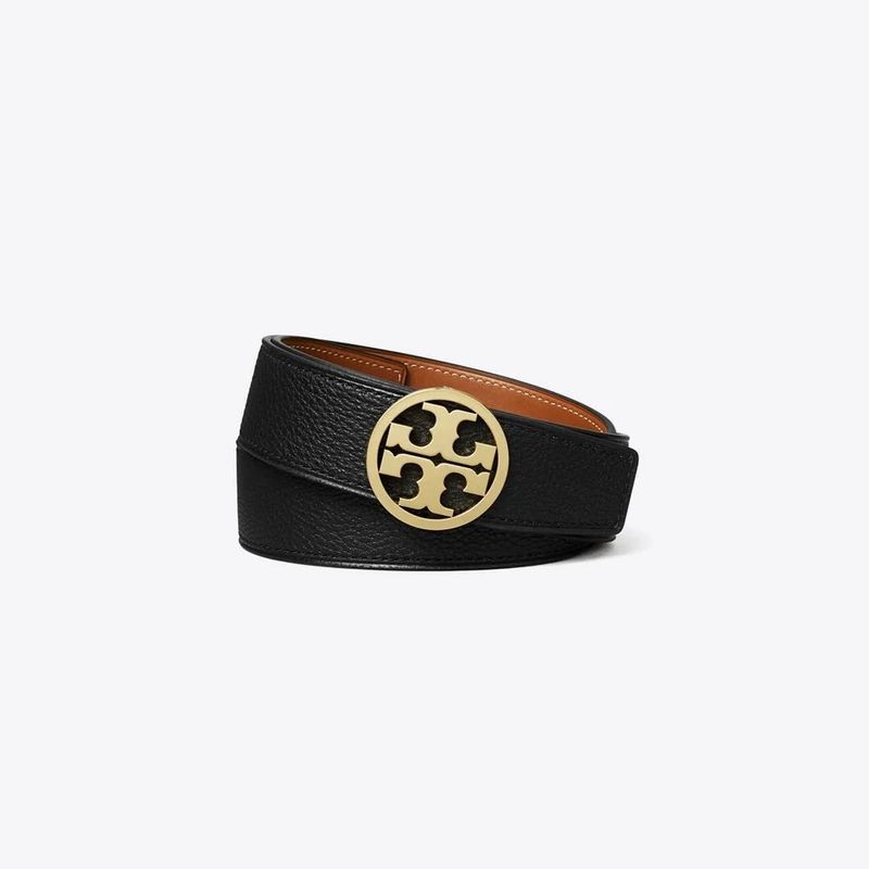 Tory Burch Black Belt check details STEAL DEAL