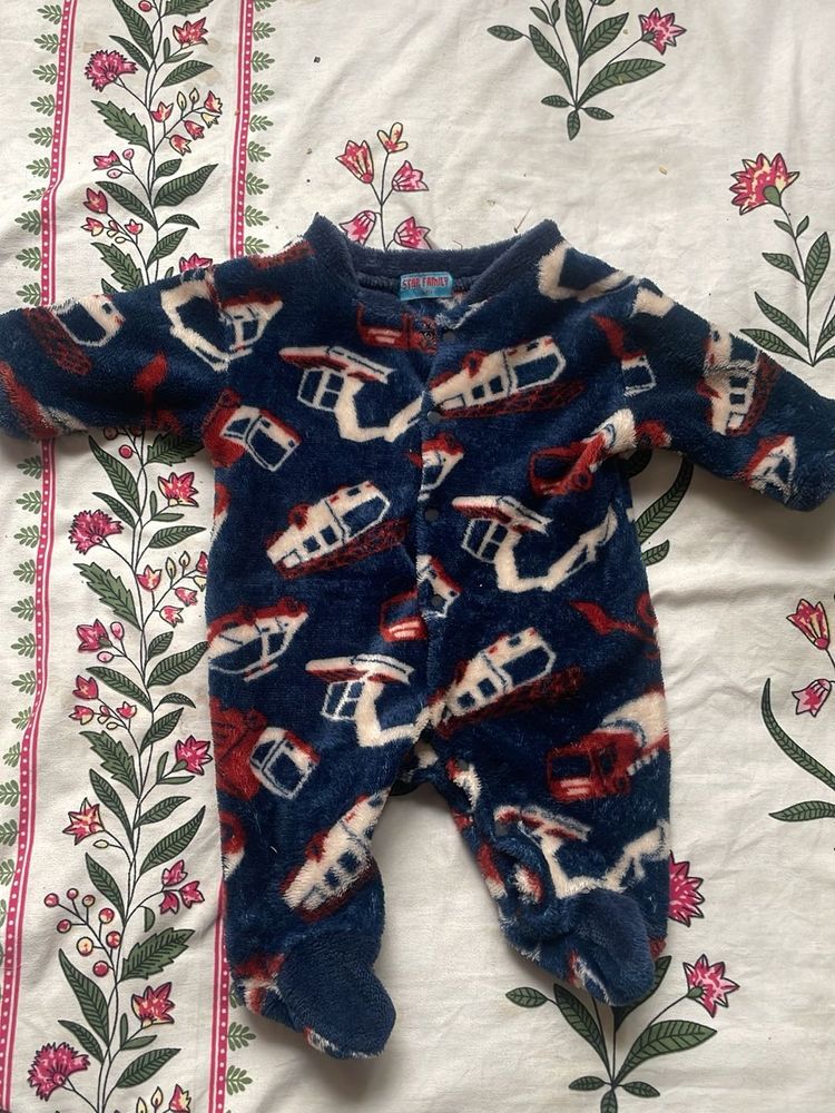 Cozy Fleece Baby Sleepsuit