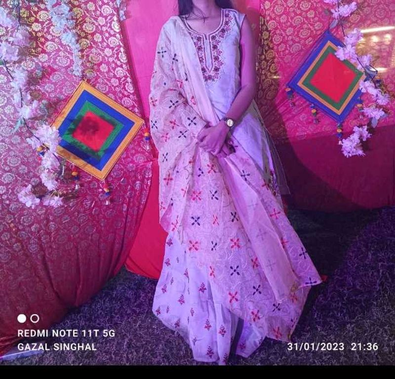 Beautiful Embroidered  wedding wear dress