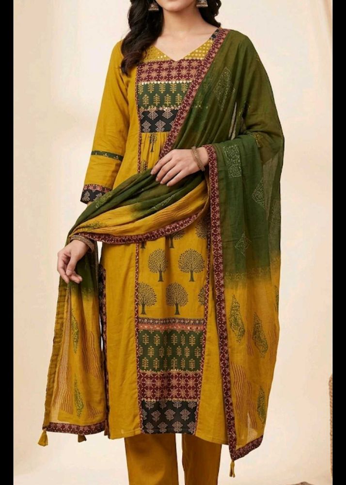 gamthi gujrati suit