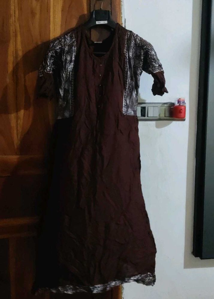Elegant Brown Kurta Set