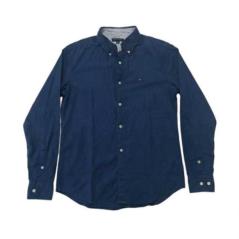 Tommy Hilfiger Men's Navy Button-Down Shirt