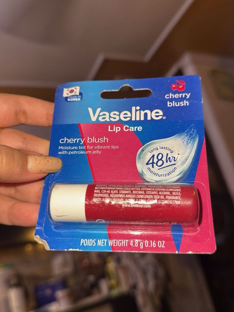 vaseline lip care cherry blush