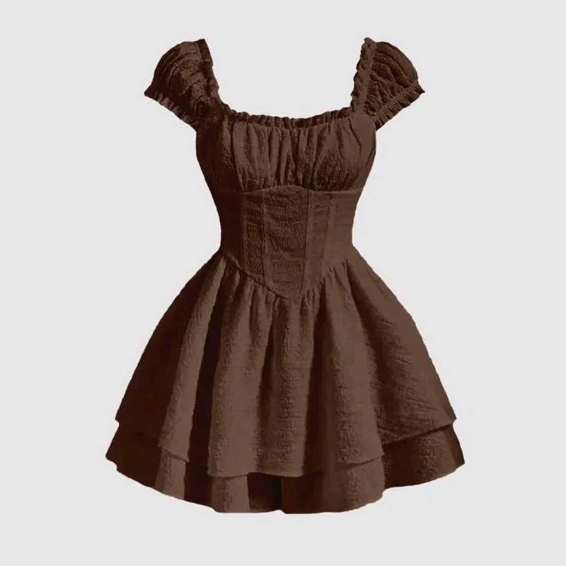 Brown Beach Dress from little box
