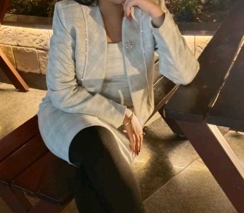 Elegant Dress &amp; Jacket Set