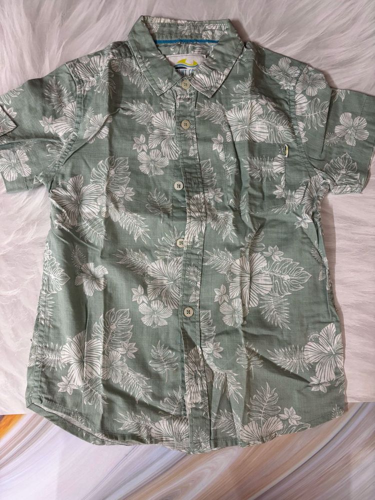 Men's Tropical Print Shirt