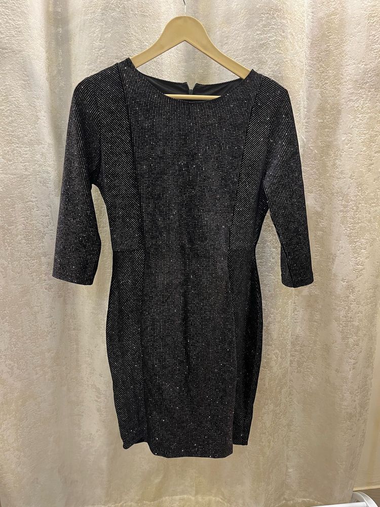 Sparkly Black Mini Dress