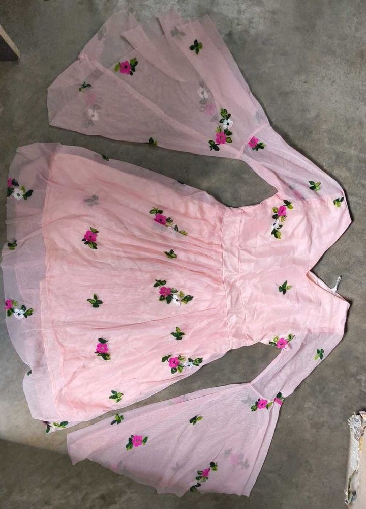 Beautiful pink dreamy mini dress