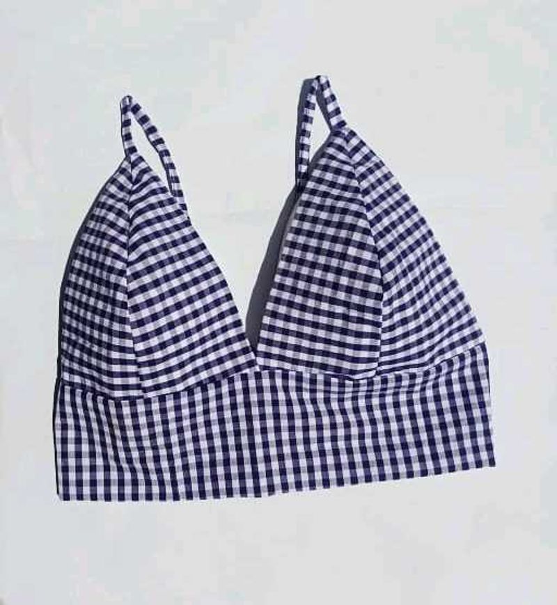 Gingham Crop Top