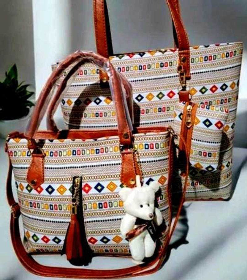 Stylish Tote &amp; Handbag Set of 2