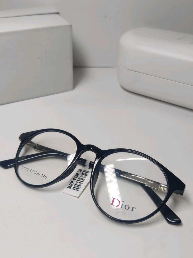 Dior Eyeglasses - Black Round Frame Replica
