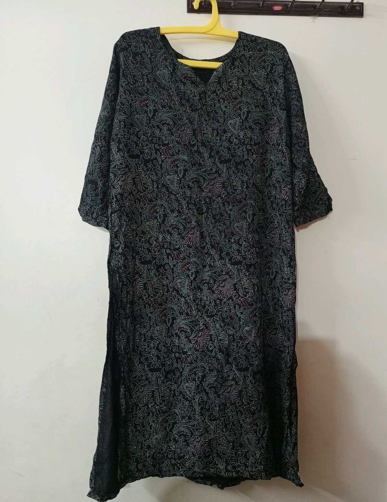 Elegant Paisley Print Kurta 🖤