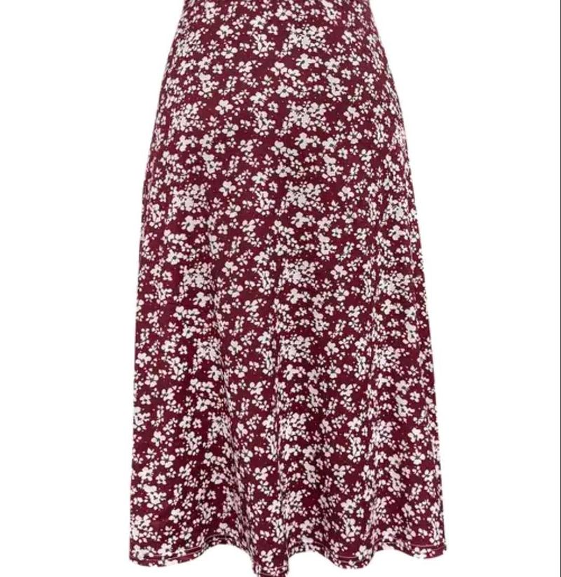 Floral Midi Skirt
