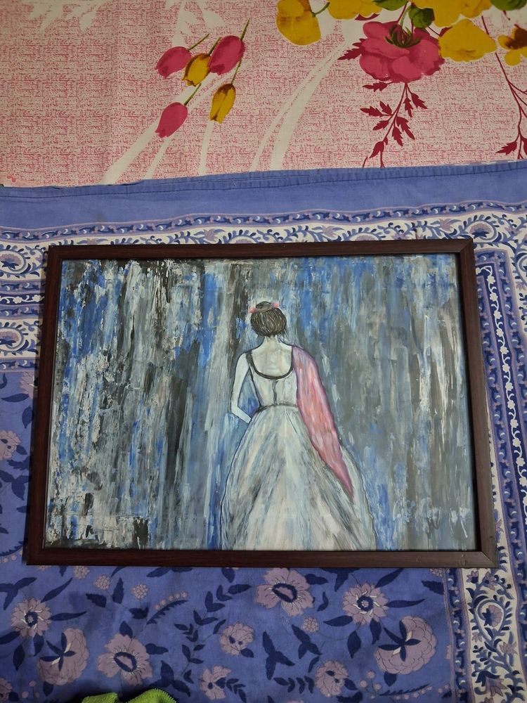 Original Hand painted Wall Art of Elegant Lady