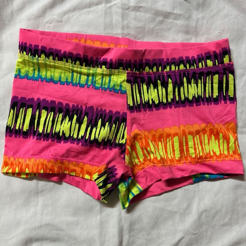 Vibrant Tie-Dye Athletic Shorts