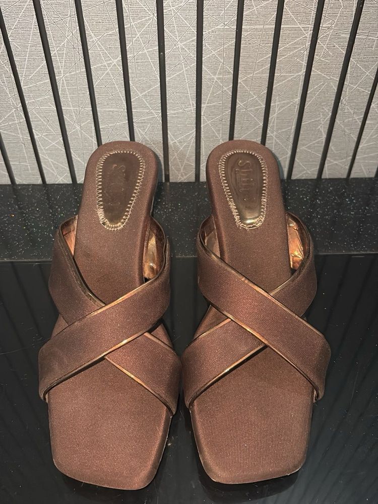 Stylish Brown Heels
