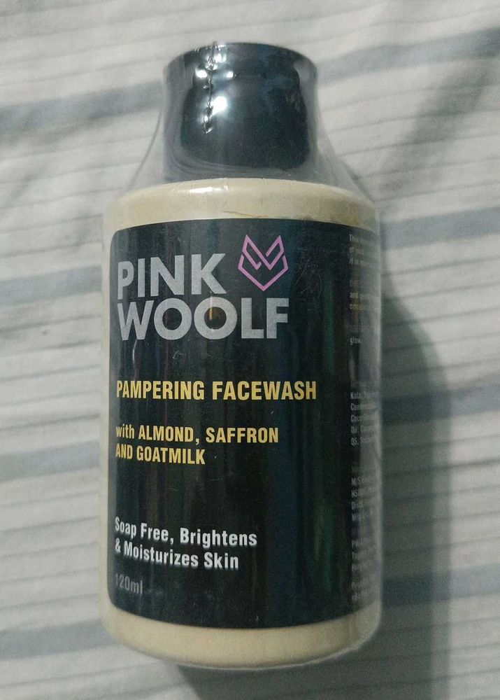 Pink Woolf Soap Free Pampering Facewash