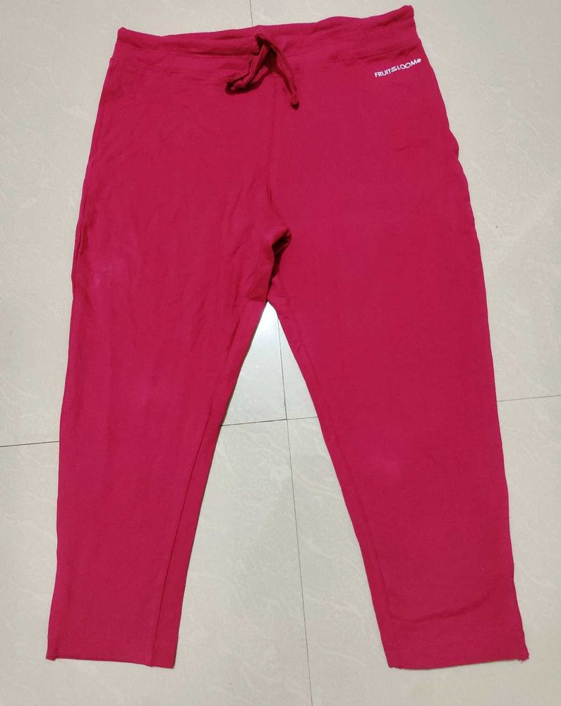 Fruity Loom Pink Capri Pants
