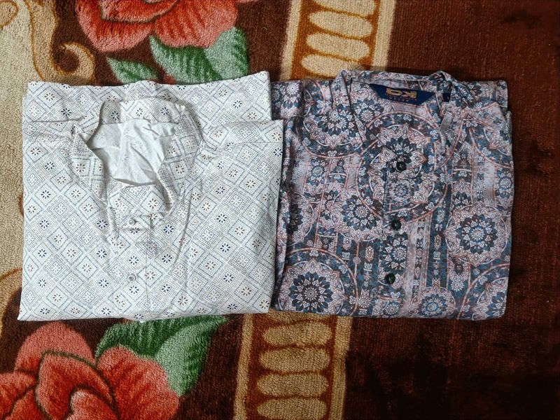 Patterned Men's Kurta And Panjabi