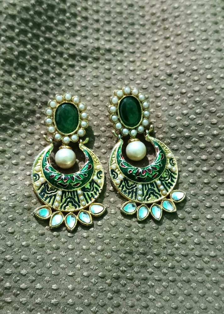 Kundan Earings Beautiful 😍