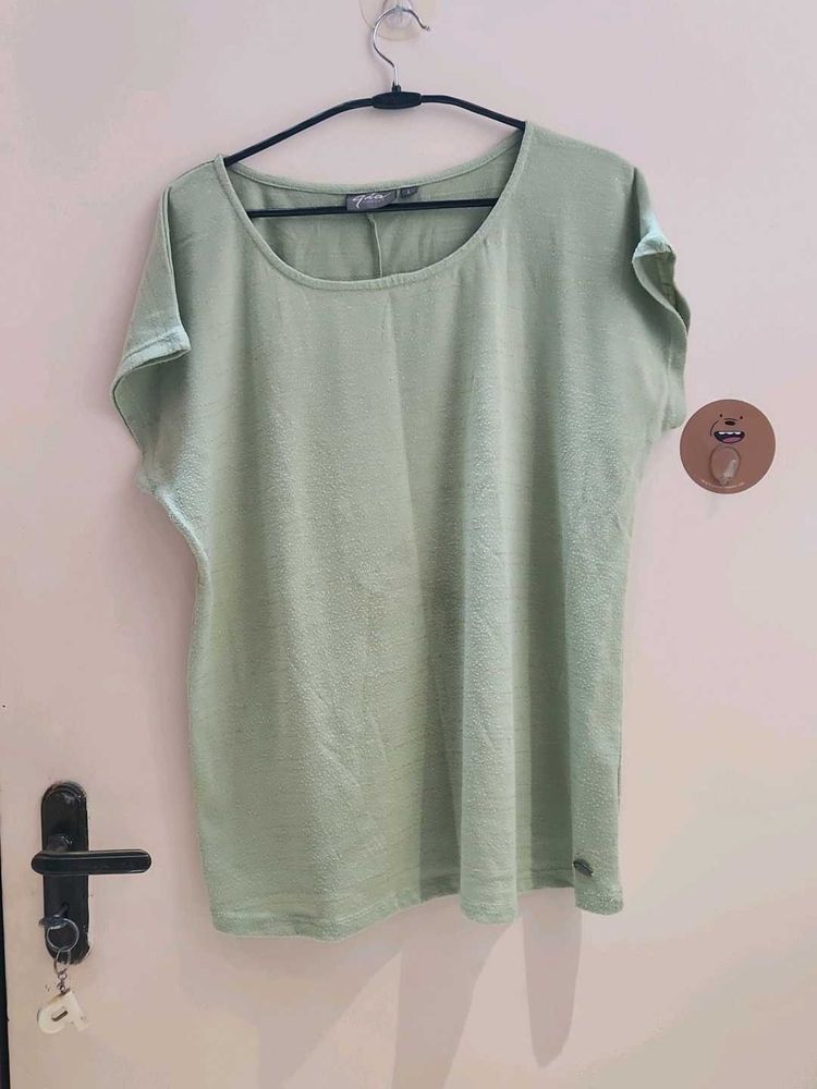 Westside Comfortable Women's Mint Green T-Shirt