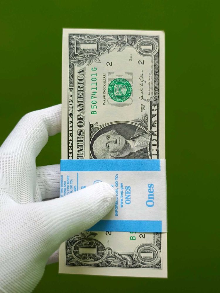 America 1 Dollar Bundle💵 USA 100ps Serial Notes💲