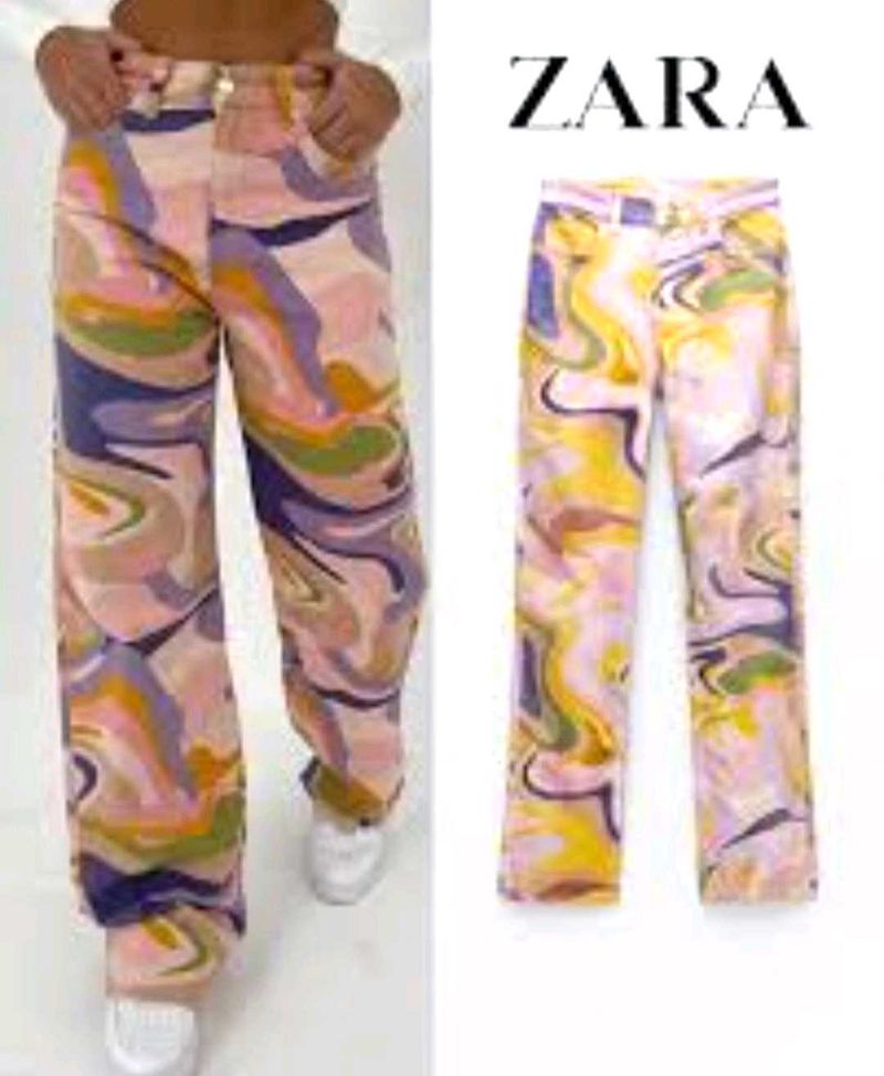 ZARA Straight Leg Jeans/Denim/Pant