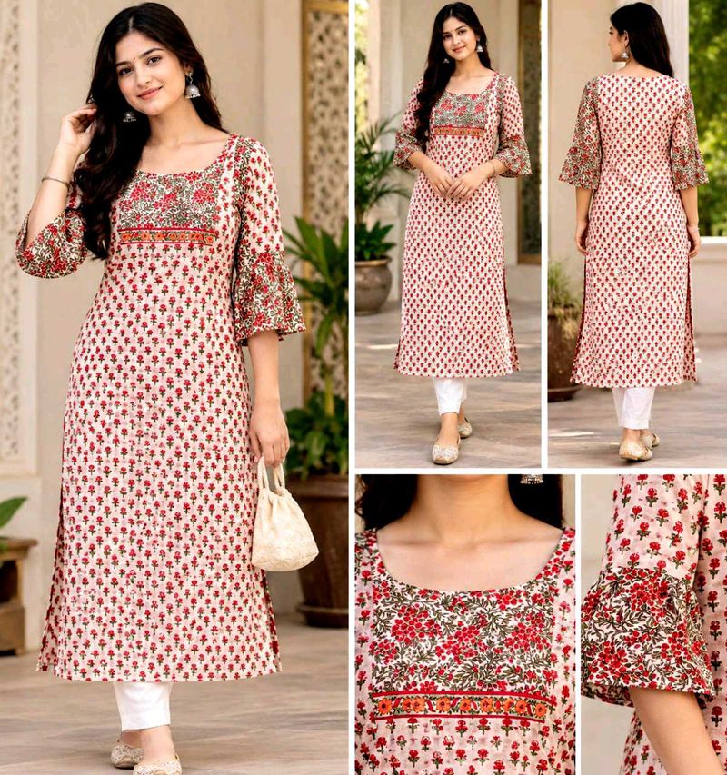 pure cotton kurti