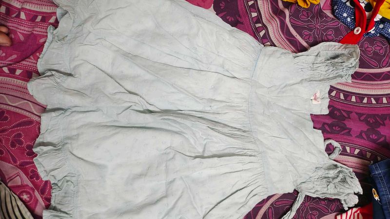 Cotton Frock For 3-4 Yr Old Girls