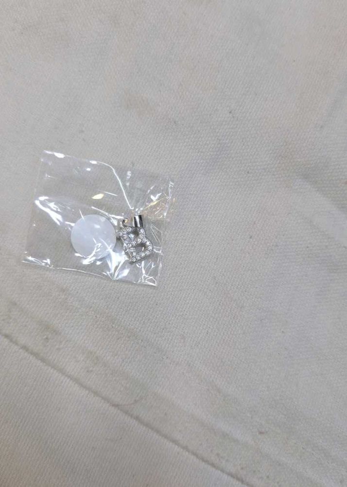 Alphabet B Charm Pendant