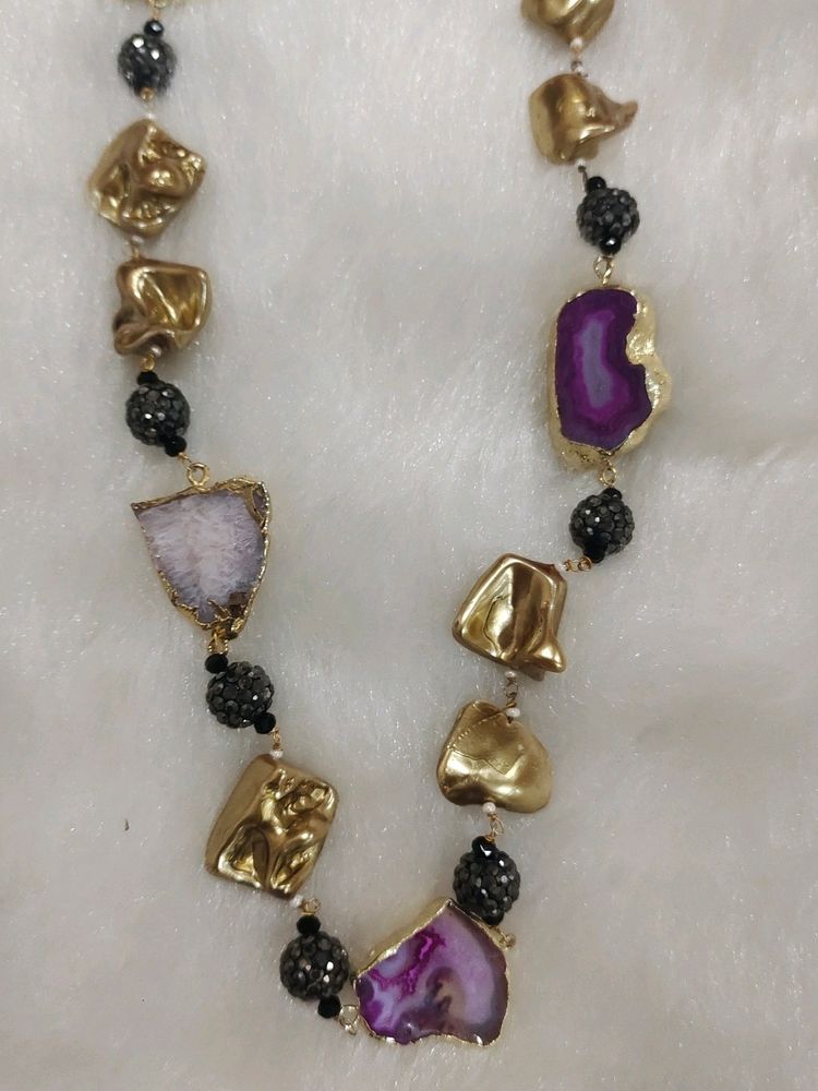 Mother Of Pearl Necklace Set