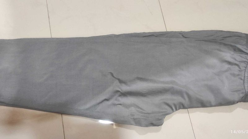 Silver Palazzo Pants