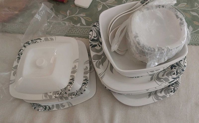 Stylish Square Dinnerware Set(melamine)