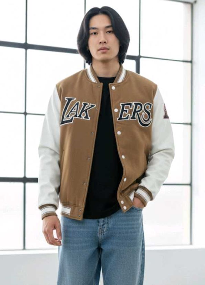 Embroidered Varsity Jacket For Men/Women