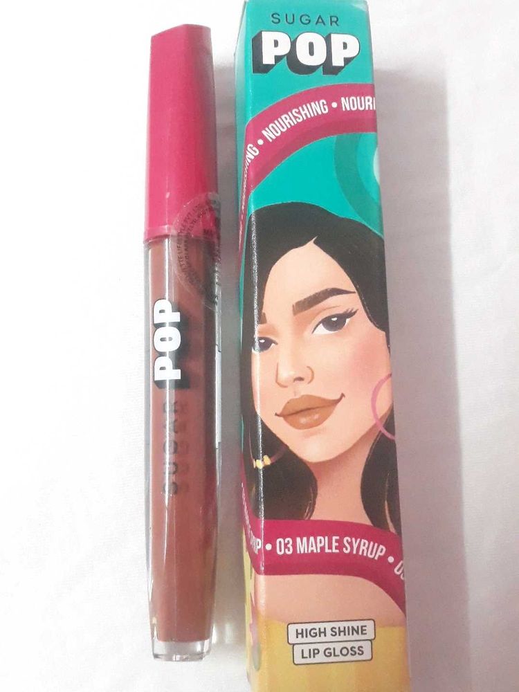 SUGAR POP High shine Lip Gloss With Hyaluronic Aci